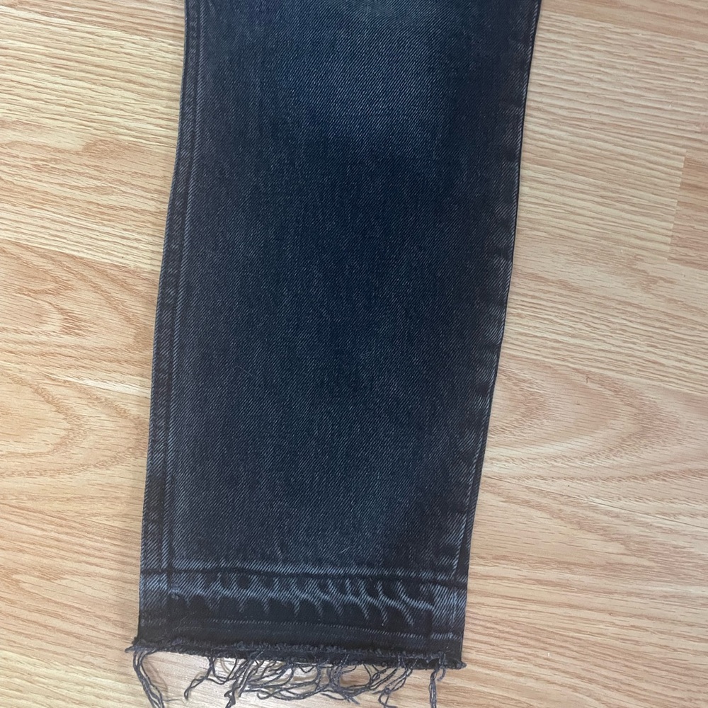 SOLD- NOT FOR SALE Abercrombie & Fitch Jeans Raw Hem Size 8 - Picture 3 of 5